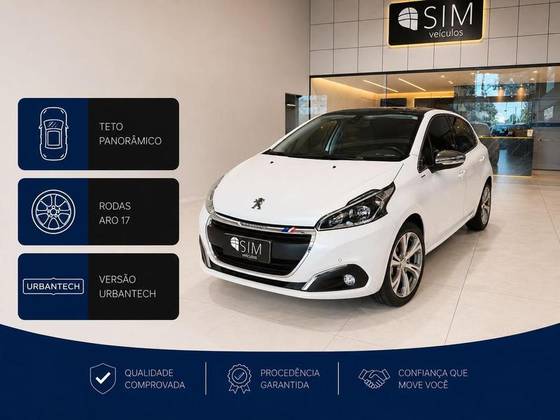 PEUGEOT 208 1.6 URBANTECH 16V FLEX 4P AUTOMÁTICO PEUGEOT 208 1.6 URBANTECH 16V FLEX 4P AUTOMÁTICO